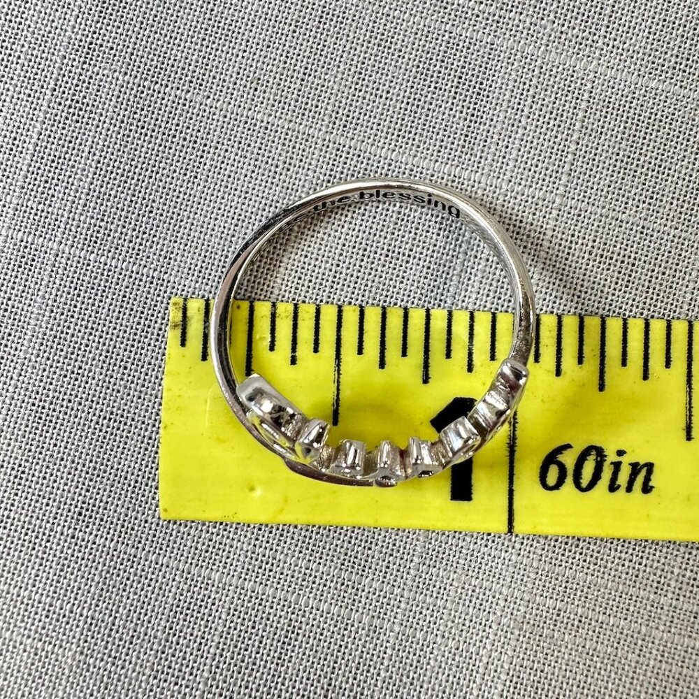Blessed Cross Sterling Silver Ring - image 4